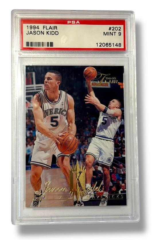 1994 Flair #202 Jason Kidd Rookie RC PSA 9 - 12065148