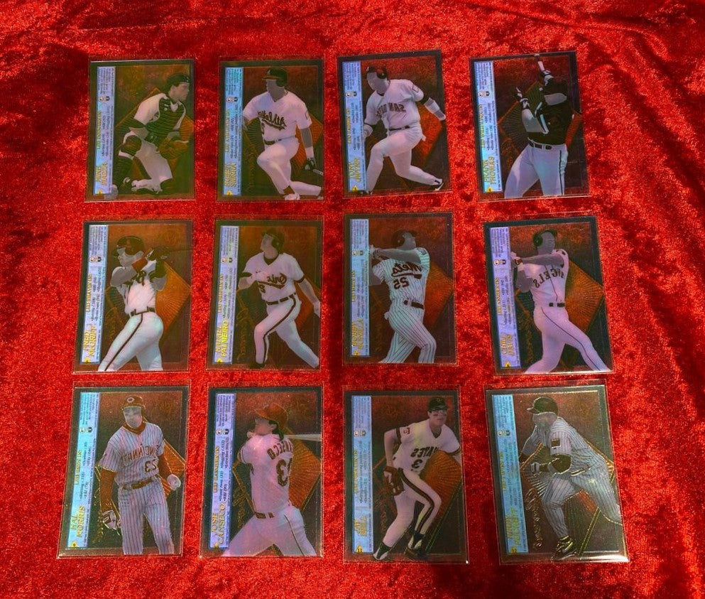 1995 STADIUM CLUB CLEAR CUT Baseball set of 28 cards