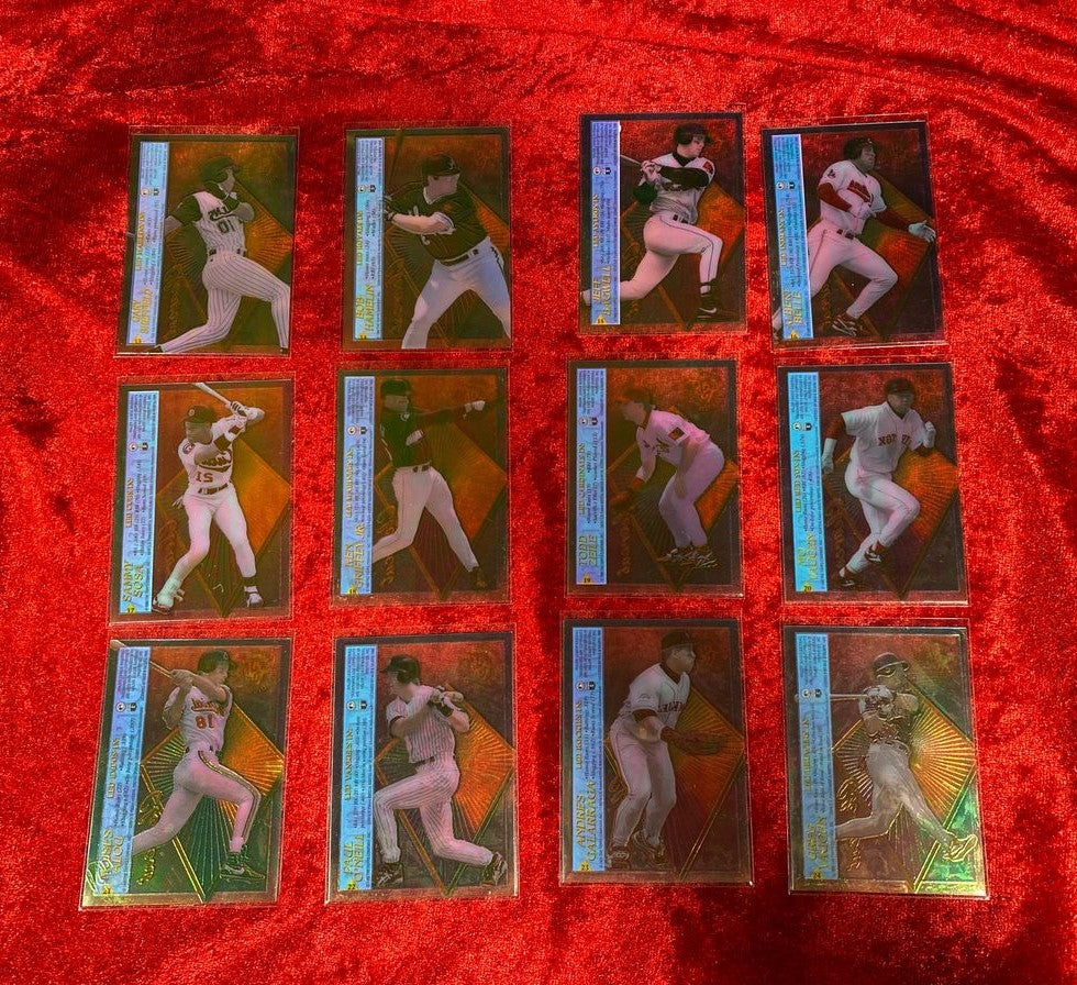 1995 STADIUM CLUB CLEAR CUT Baseball set of 28 cards