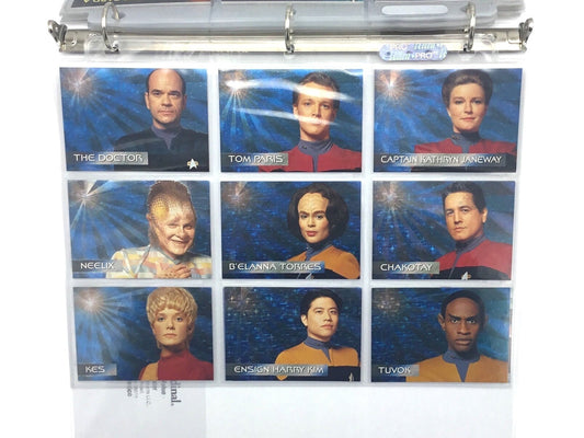 1995 Skybox Star Trek Voyager Season 1 Series 98 Card Set w/Insert Sets