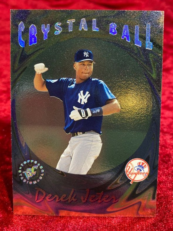 1995 Stadium Club Crystal Ball #CB14 Derek Jeter Insert