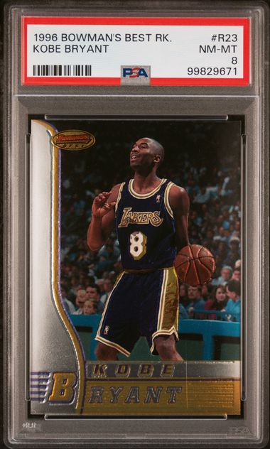 1996 Bowman's Best Rookie Kobe Bryant #R23 PSA 8 - 99829671