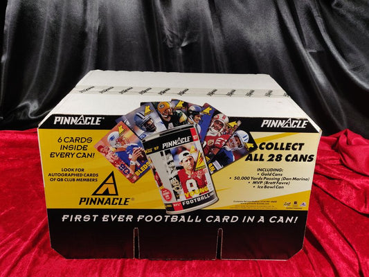 1997 Pinnacle Football Card In A Can - Sealed Case of 48 Cans