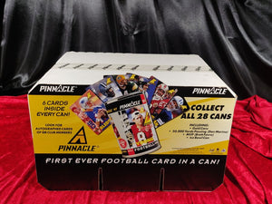 1997 Pinnacle Football Card In A Can - Sealed Case of 48 Cans