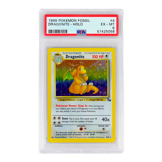 1999 Dragonite-Holo #4 PSA 6