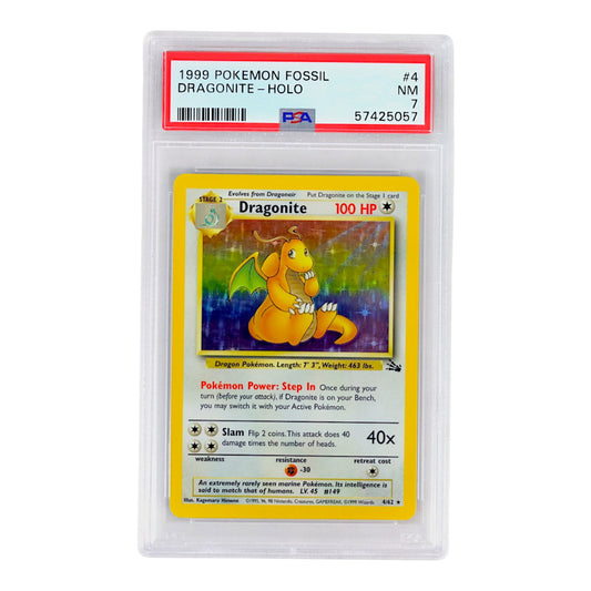 1999 Dragonite-Holo #4 PSA 7