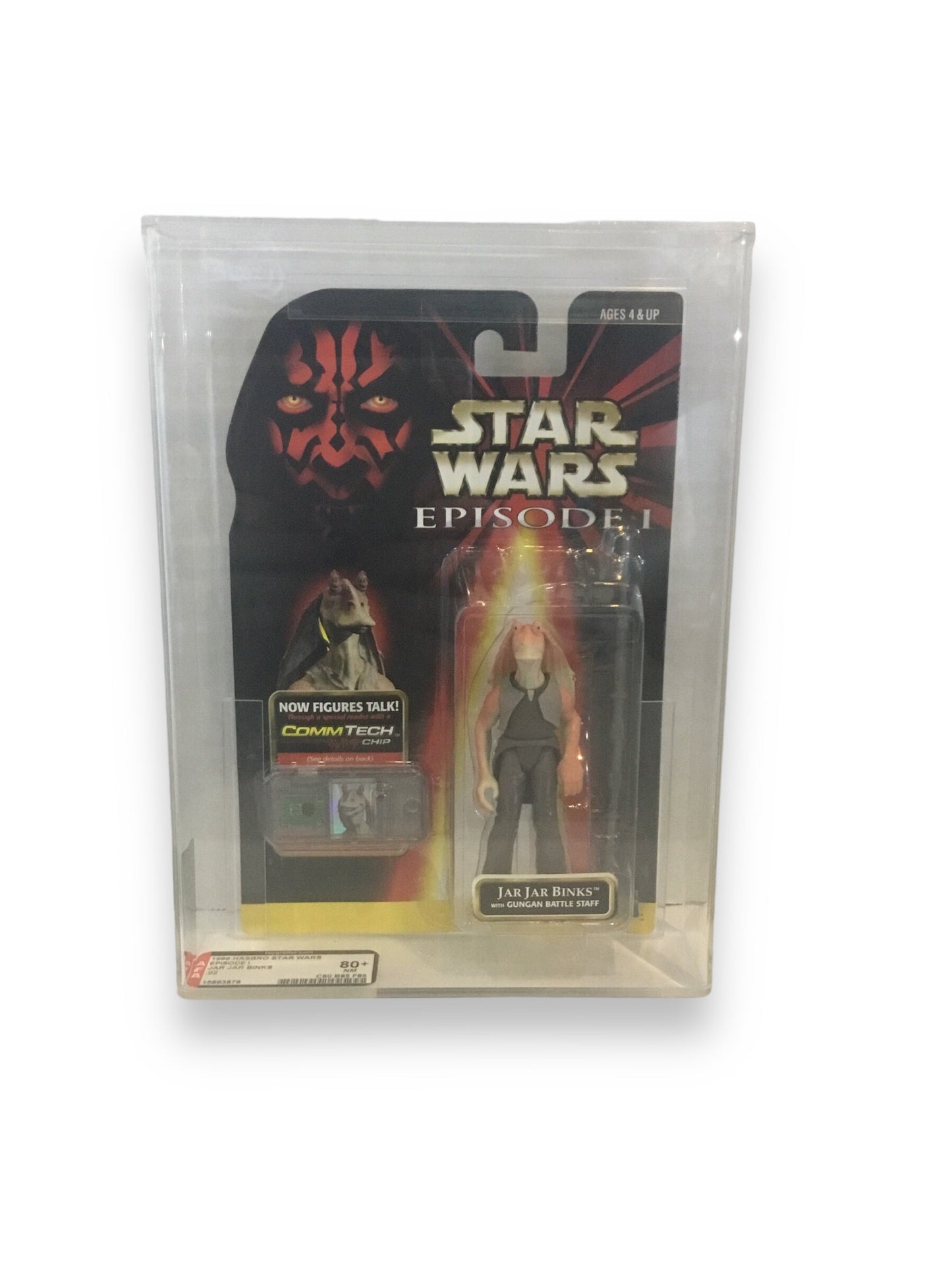 1999 Hasbro Star Wars Episode 1 Jar Jar Binks Graded 80+