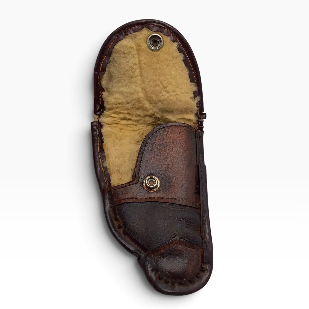 Vintage Brauer Bros. MFG. Co. St. Louis Brown Leather Gun Holster