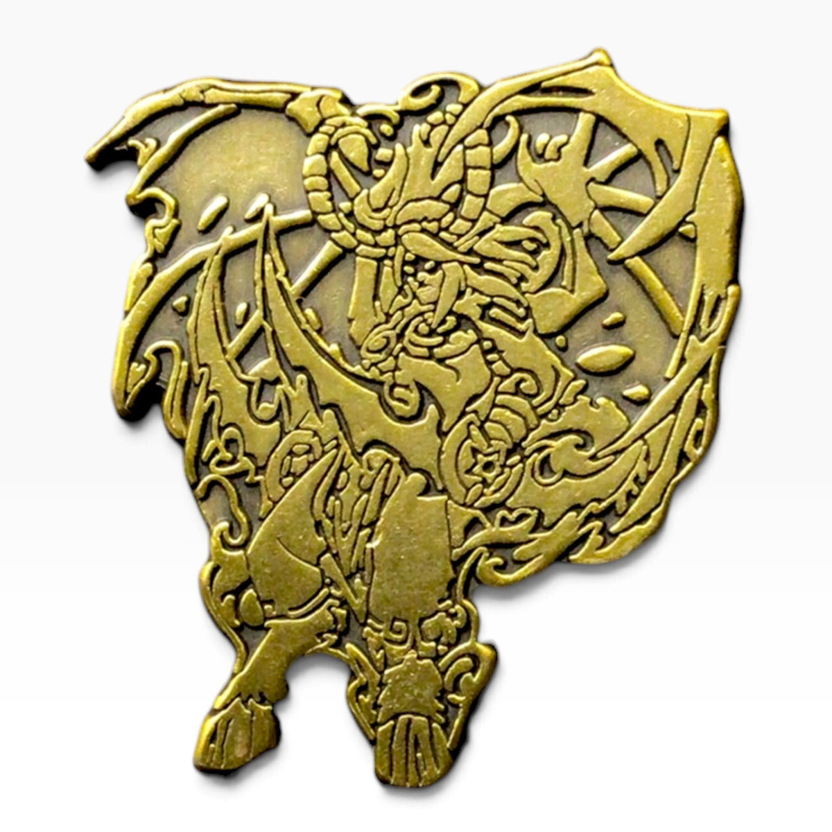 World of Warcraft The Burning Crusade Series 1 Golden Illidan Stormrage Collectible Pin – BlizzCon 2014