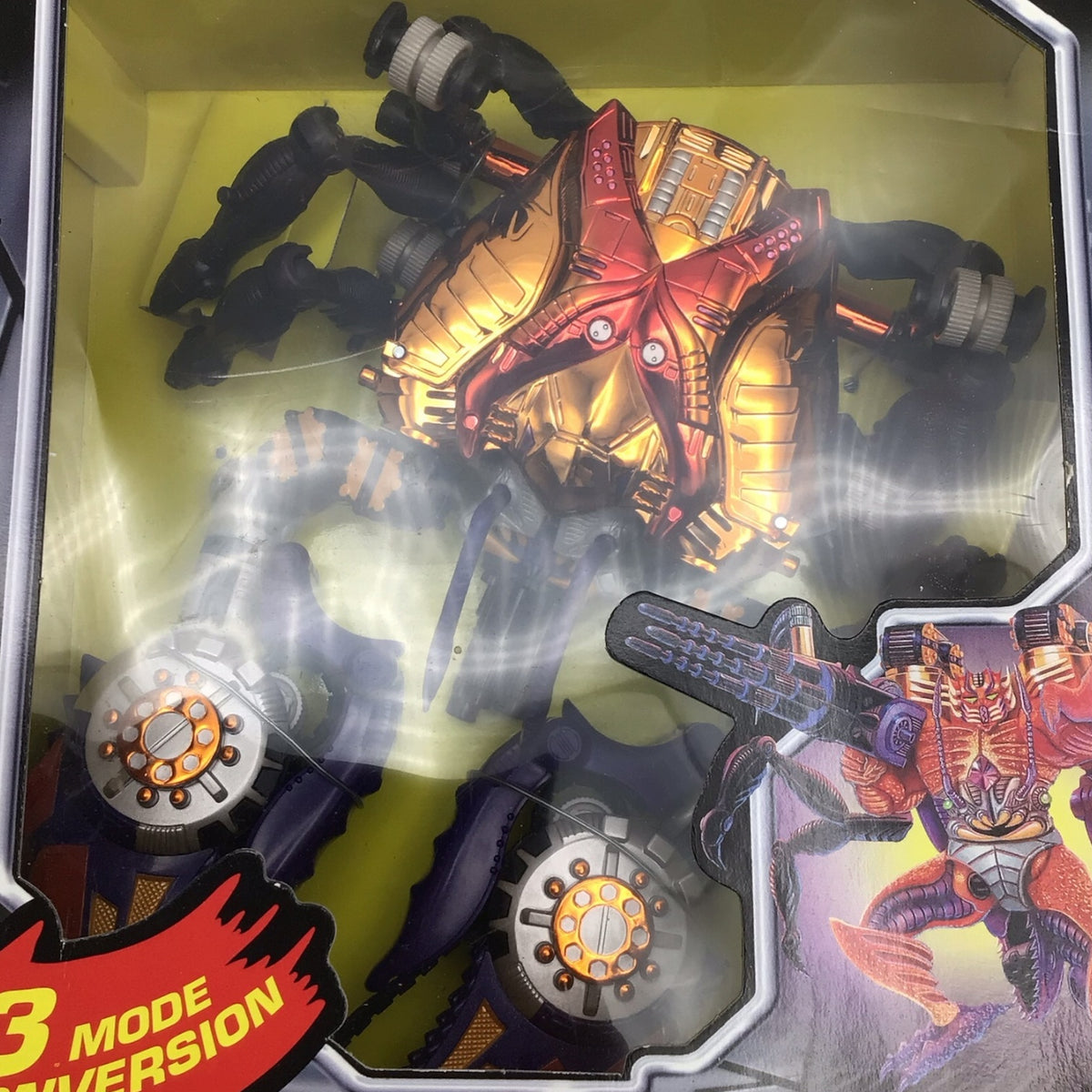 Transformers Transmetals Beast Wars Evil Predacon Rampage Action Figure (1998)