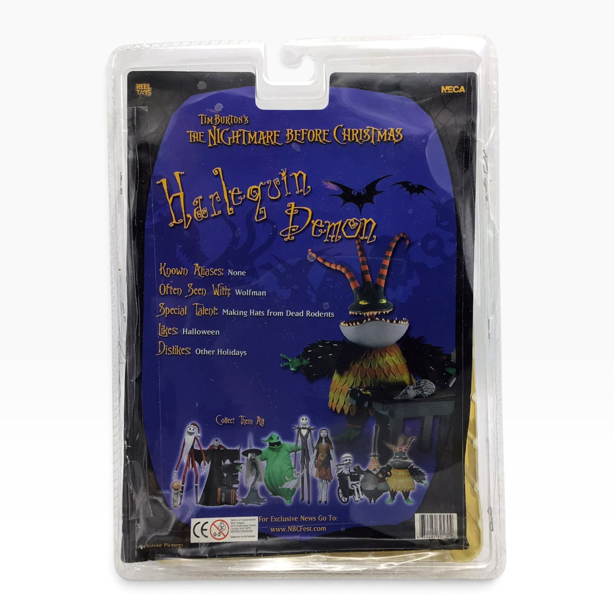 Tim Burton's The Nightmare Before Christmas Harlequin Demon Series 2 Action Figure – NECA Reel Toys