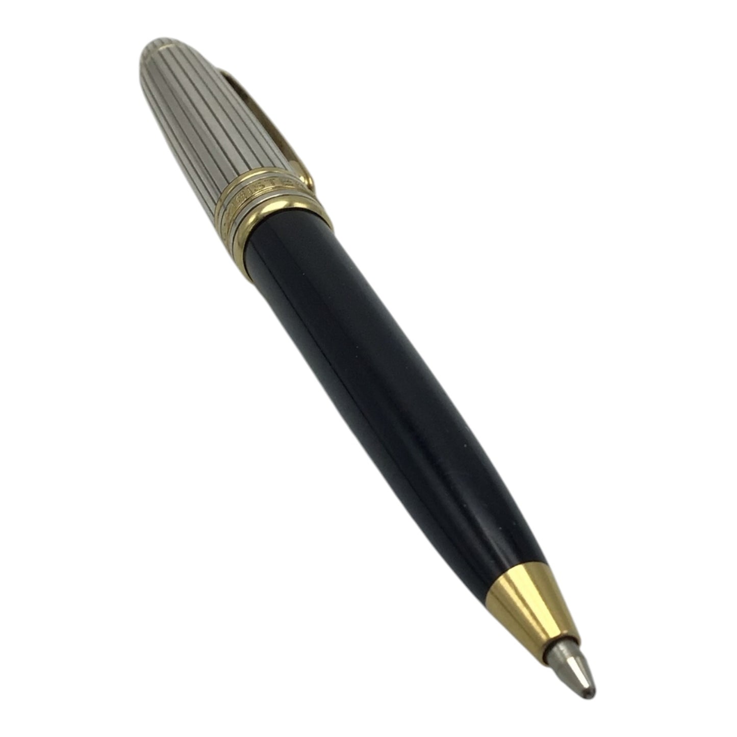 Black & Silver Montblanc Meisterstuck Solitaire 1641 Pen Sterling Silver 925 Replica