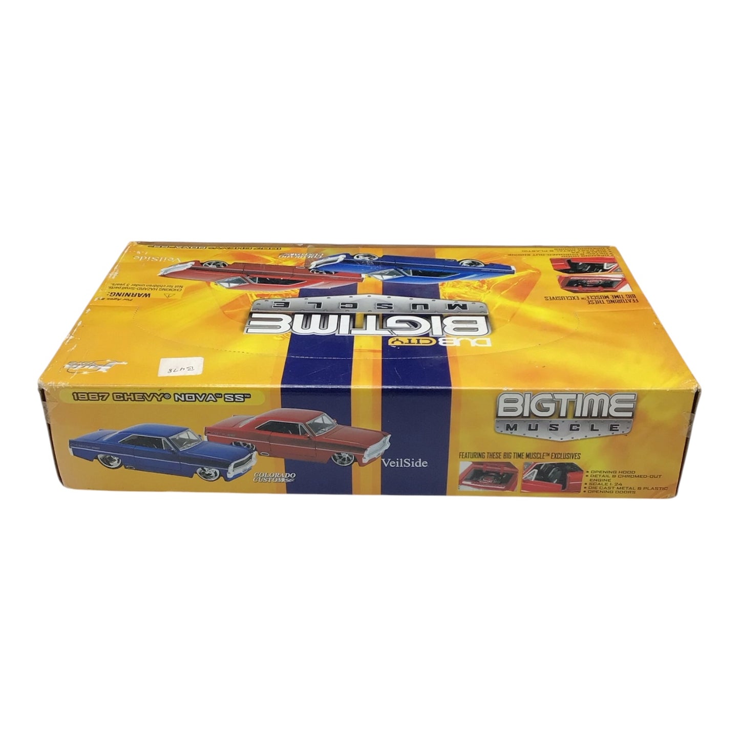 Dub City Big Time Muscle 1967 Chevy Nova SS 1:24 Scale 4 Car Set