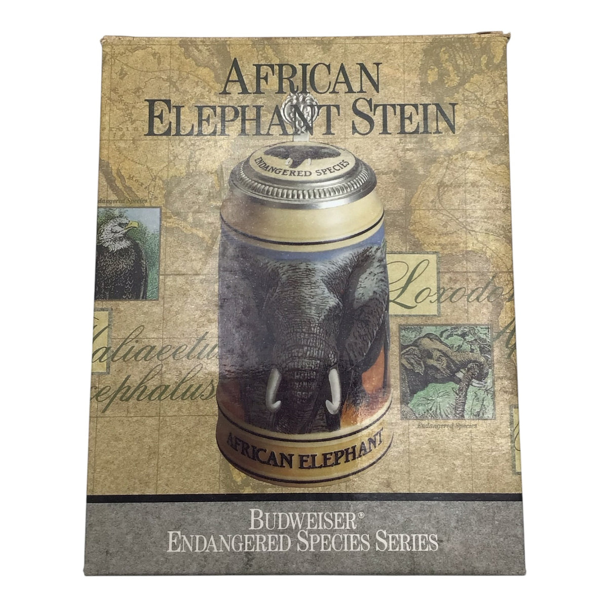 Budweiser African Elephant Stein - Endangered Species Series
