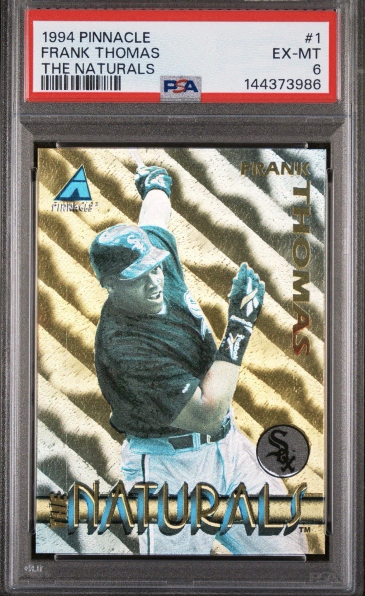 1994 Pinnacle The Naturals Frank Thomas PSA 6 Pop 2! - 144373986