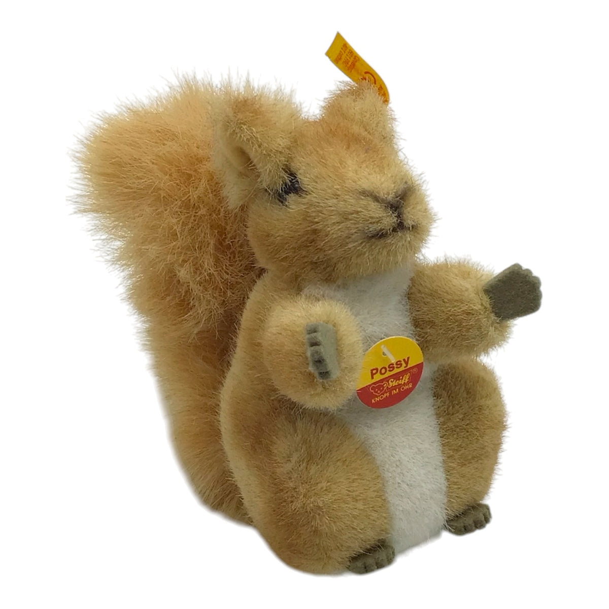 German Steiff Miniature Possy Squirrel Mohair Stuffed Animal