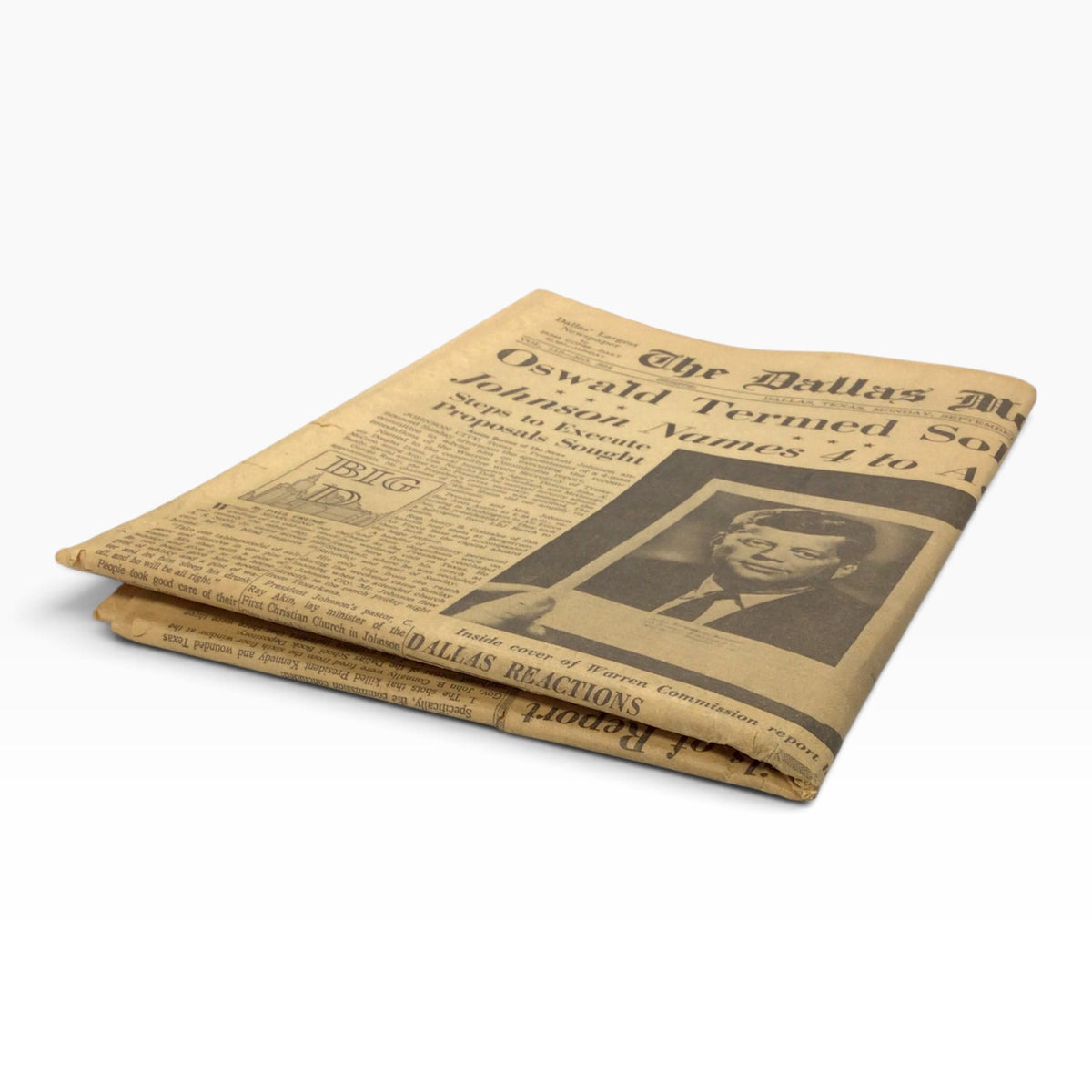 Dallas Morning News September 28, 1964 – Oswald Kennedy Warren Report – Vol. 115 No. 364