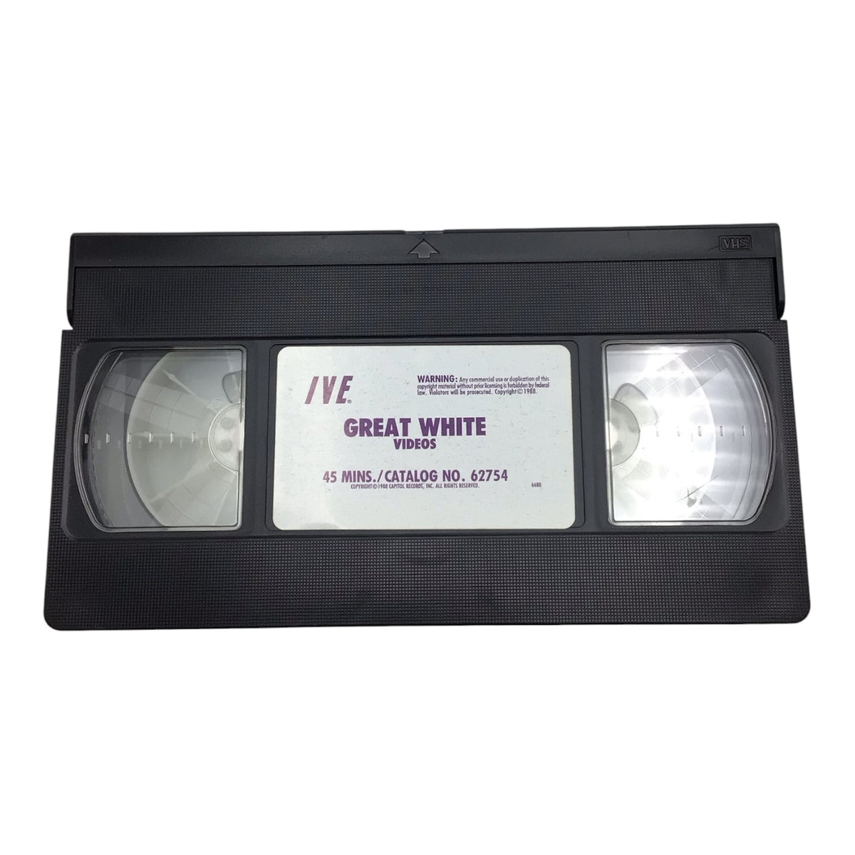 Great White Videos VHS Tape