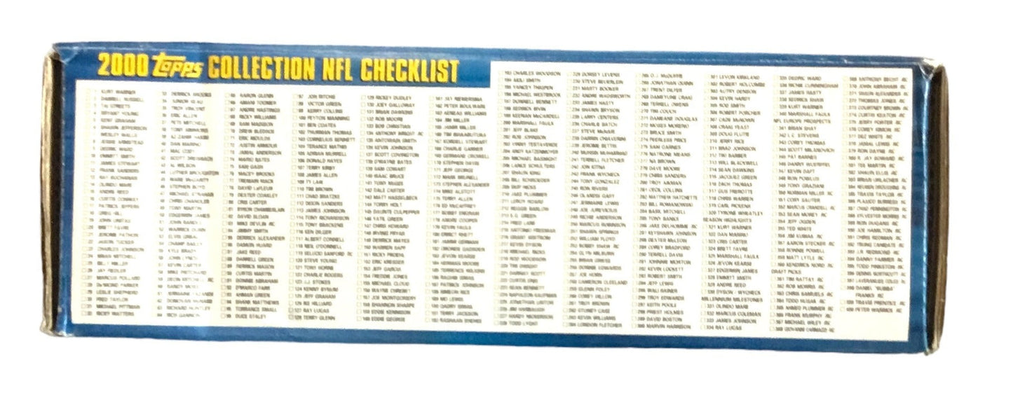 2000 TOPPS Collection NFL FOOTBALL COMPLETE 400 Card FACTORY SET Opened