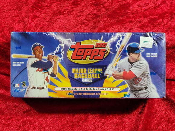 2000 Topps Complete 478 Card Baseball Series 1 & 2 - Factory Sealed