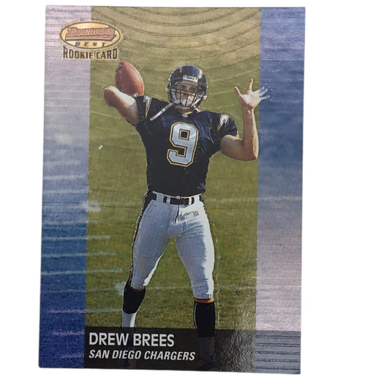 2001 Bowman's Best Drew Brees RC /1499