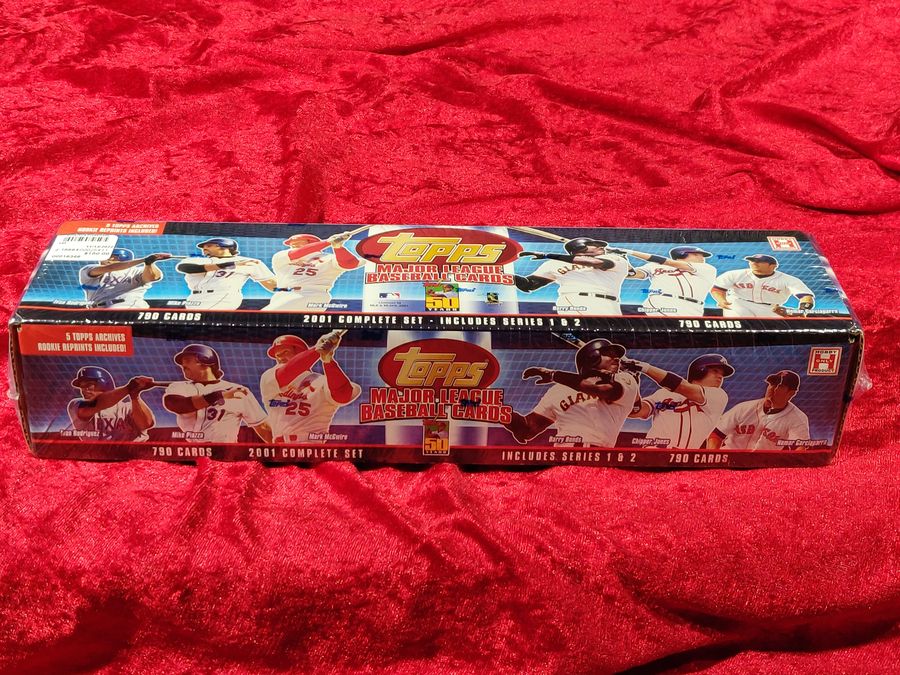 2001 Topps Complete Baseball Card Set Series 1 & 2 Sealed Box