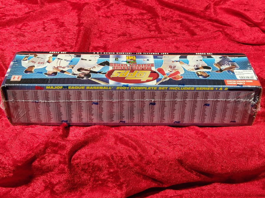 2001 Topps Complete Baseball Card Set Series 1 & 2 Sealed Box