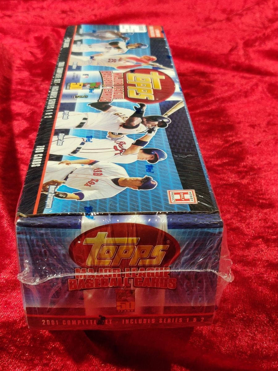 2001 Topps Complete Baseball Card Set Series 1 & 2 Sealed Box