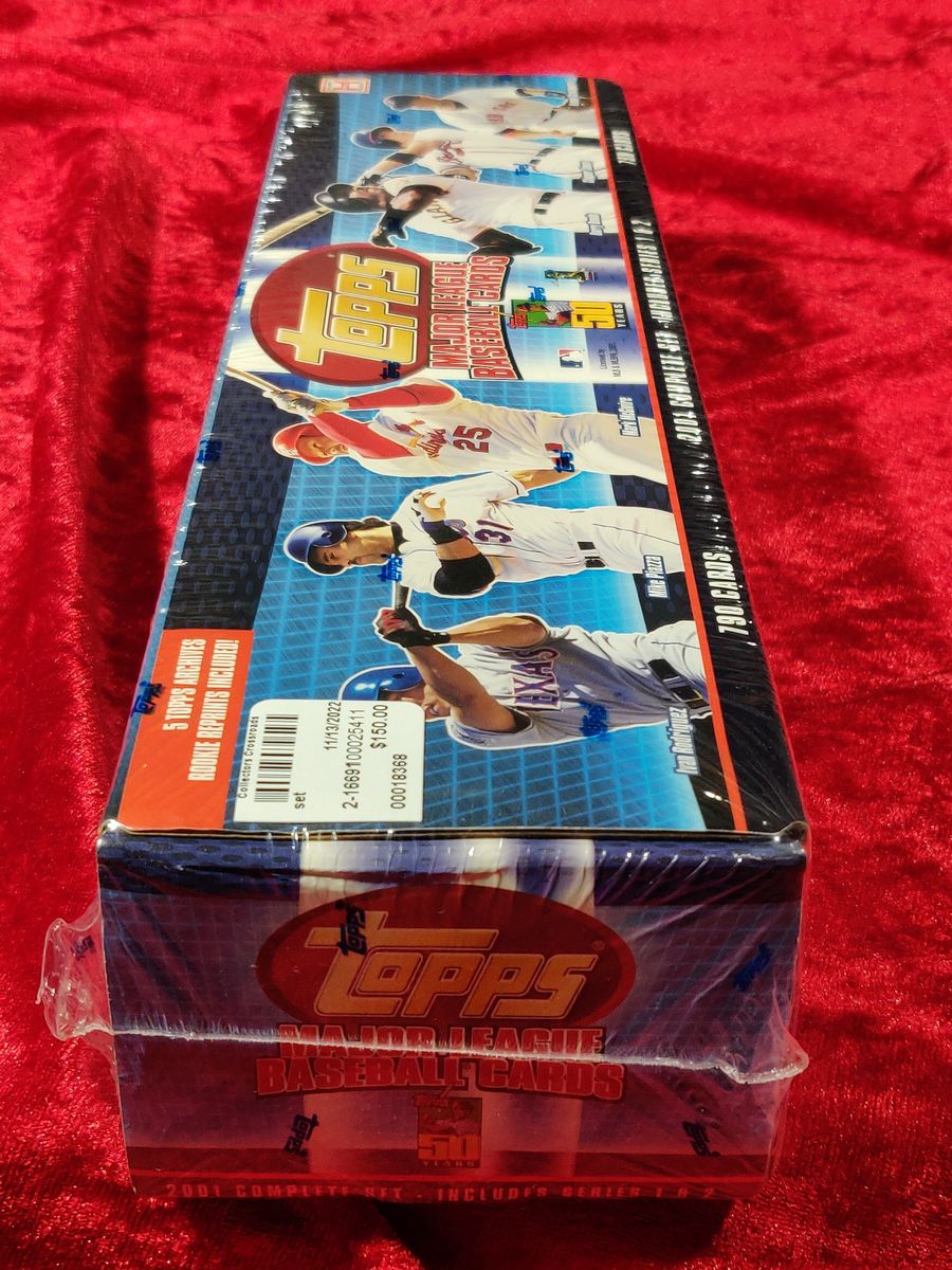 2001 Topps Complete Baseball Card Set Series 1 & 2 Sealed Box