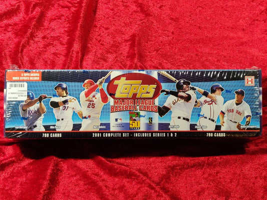 2001 Topps Complete Baseball Card Set Series 1 & 2 Sealed Box