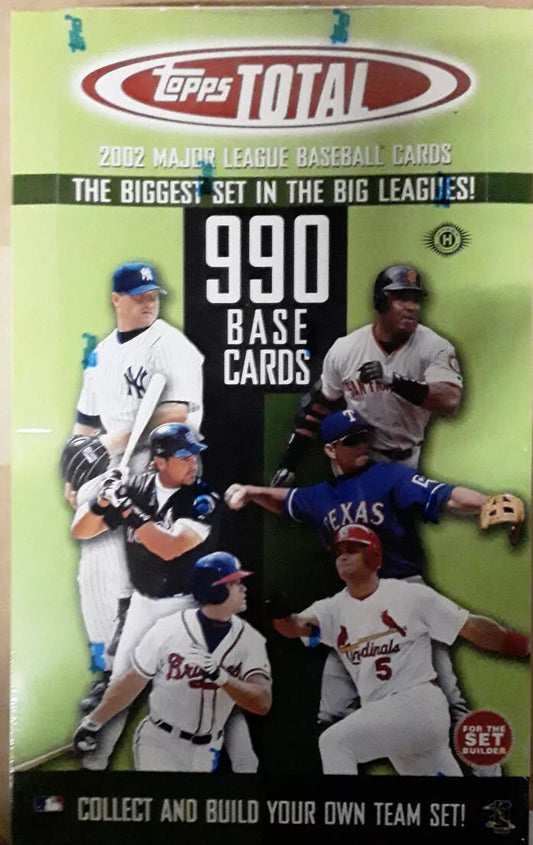 2002 Topps Total Baseball Sealed Hobby Box 36 Packs 10 Cards per Joe Mauer, Kazuhisa Ishii ROOKIE CARD