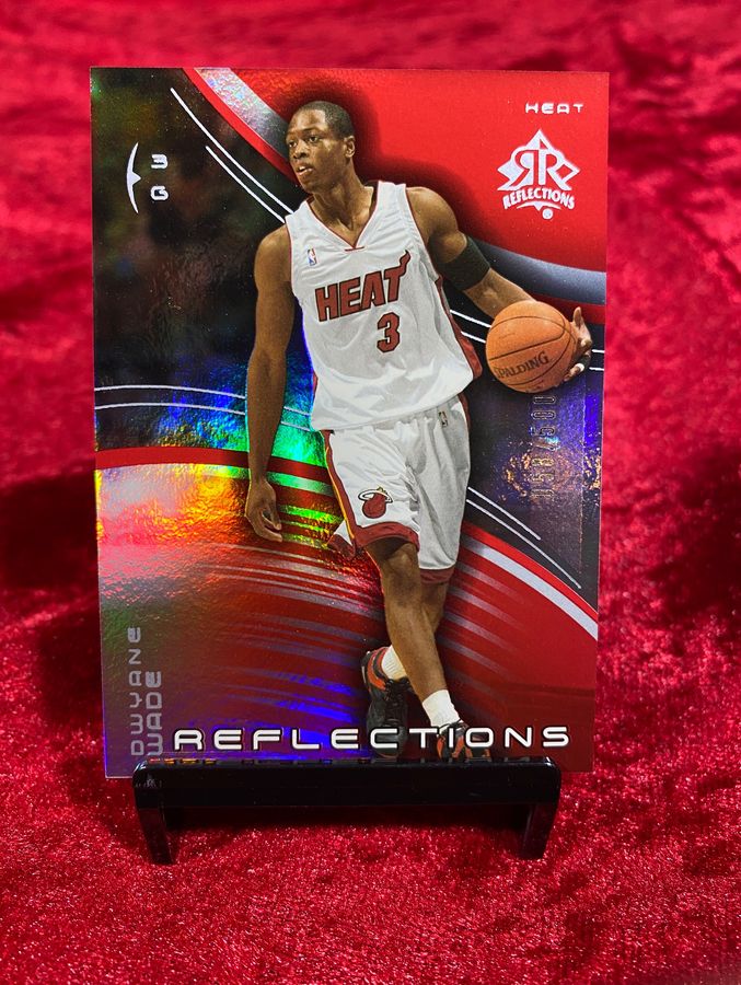 2003-04 Upper Deck Triple Dimensions Reflections Ruby #41 Dwyane Wade 58/500