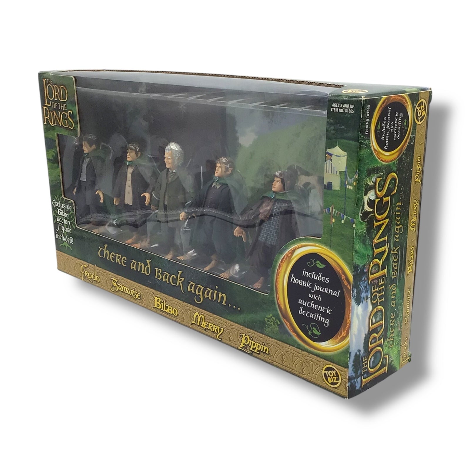 2003 The Lord of the Rings - There and Back Again Action Figure Set | ToyBiz