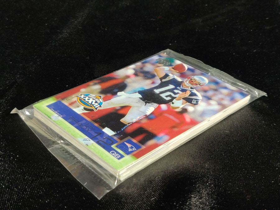 2003 Upper Deck Super Bowl 37 XXXVII 10 Card Set Tom Brady Unopened Sealed