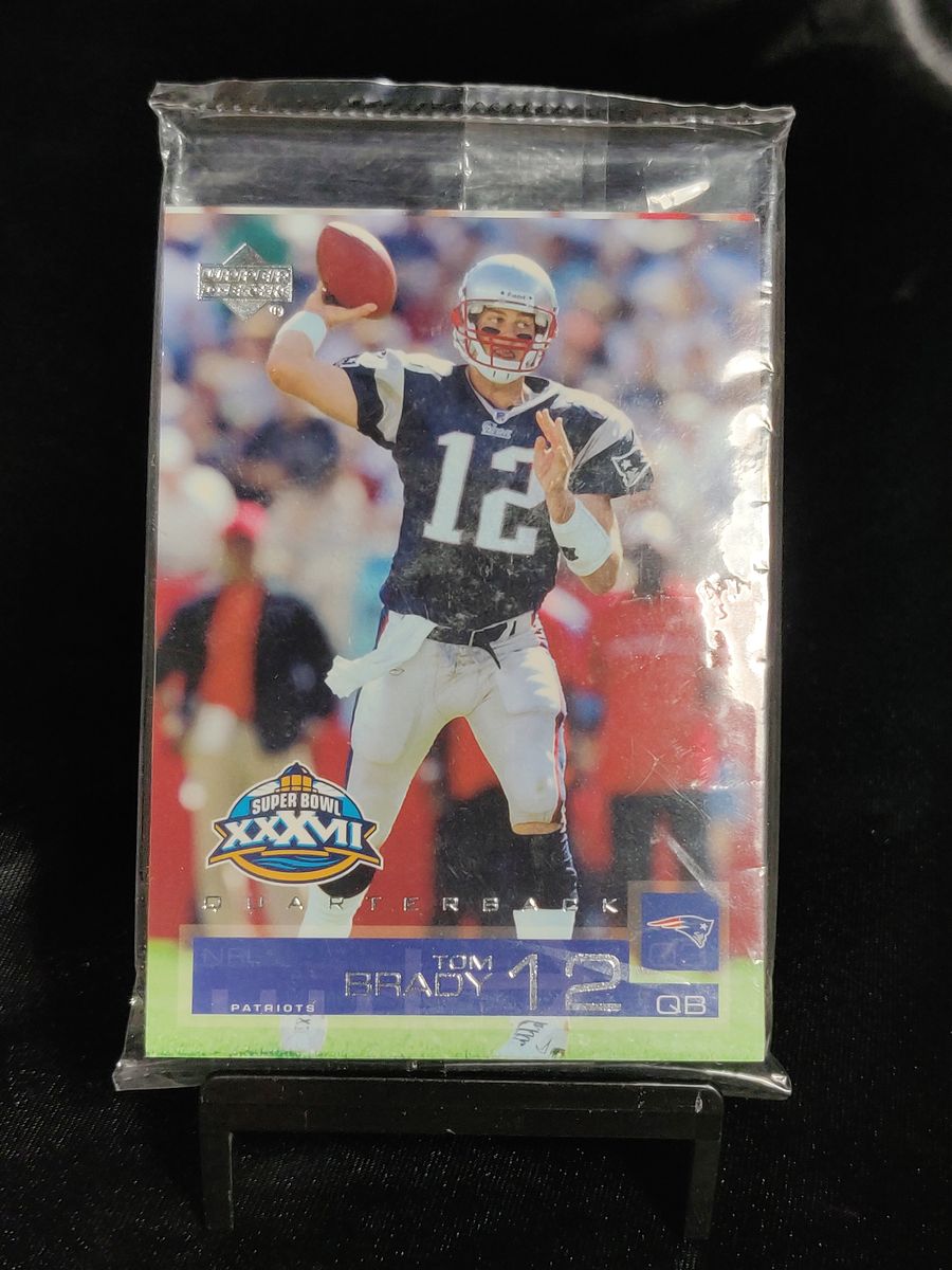 2003 Upper Deck Super Bowl 37 XXXVII 10 Card Set Tom Brady Unopened Sealed