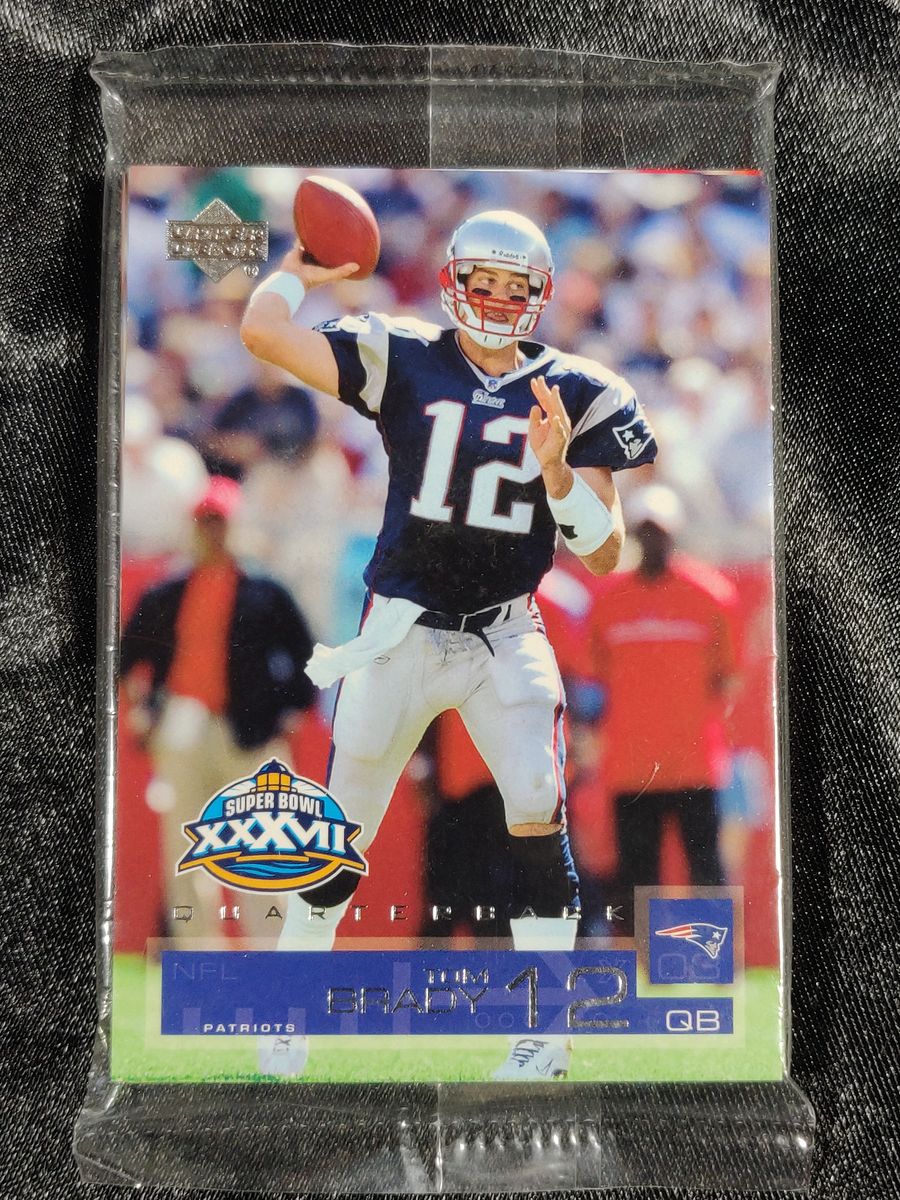 2003 Upper Deck Super Bowl 37 XXXVII 10 Card Set Tom Brady Unopened Sealed