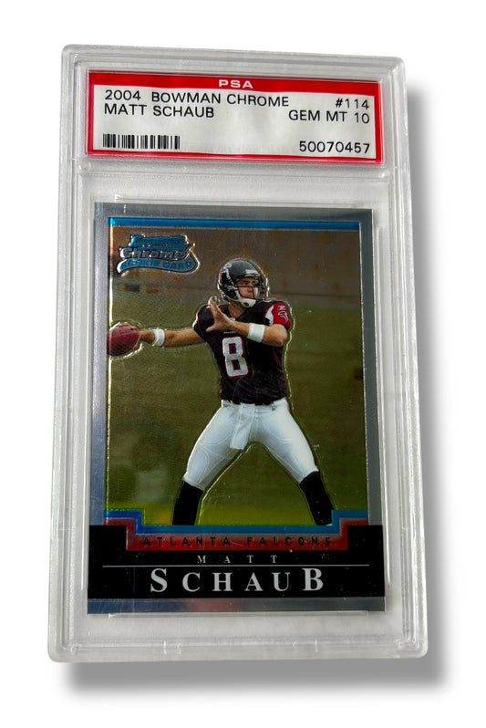 2004 Bowman Chrome #114 Matt Schaub Rookie RC PSA 10 - 50070457