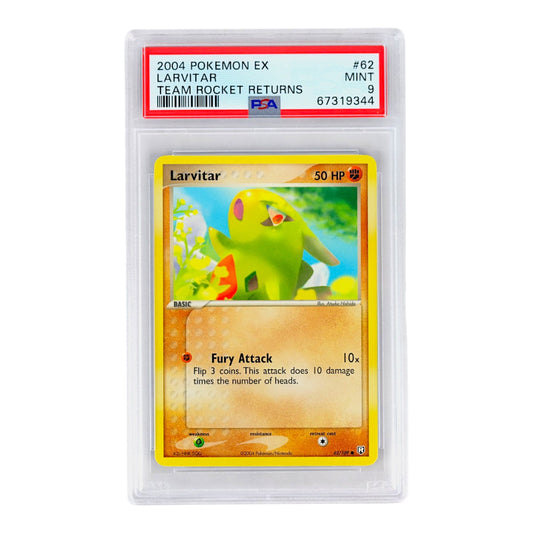 2004 Larvitar #62 PSA 9