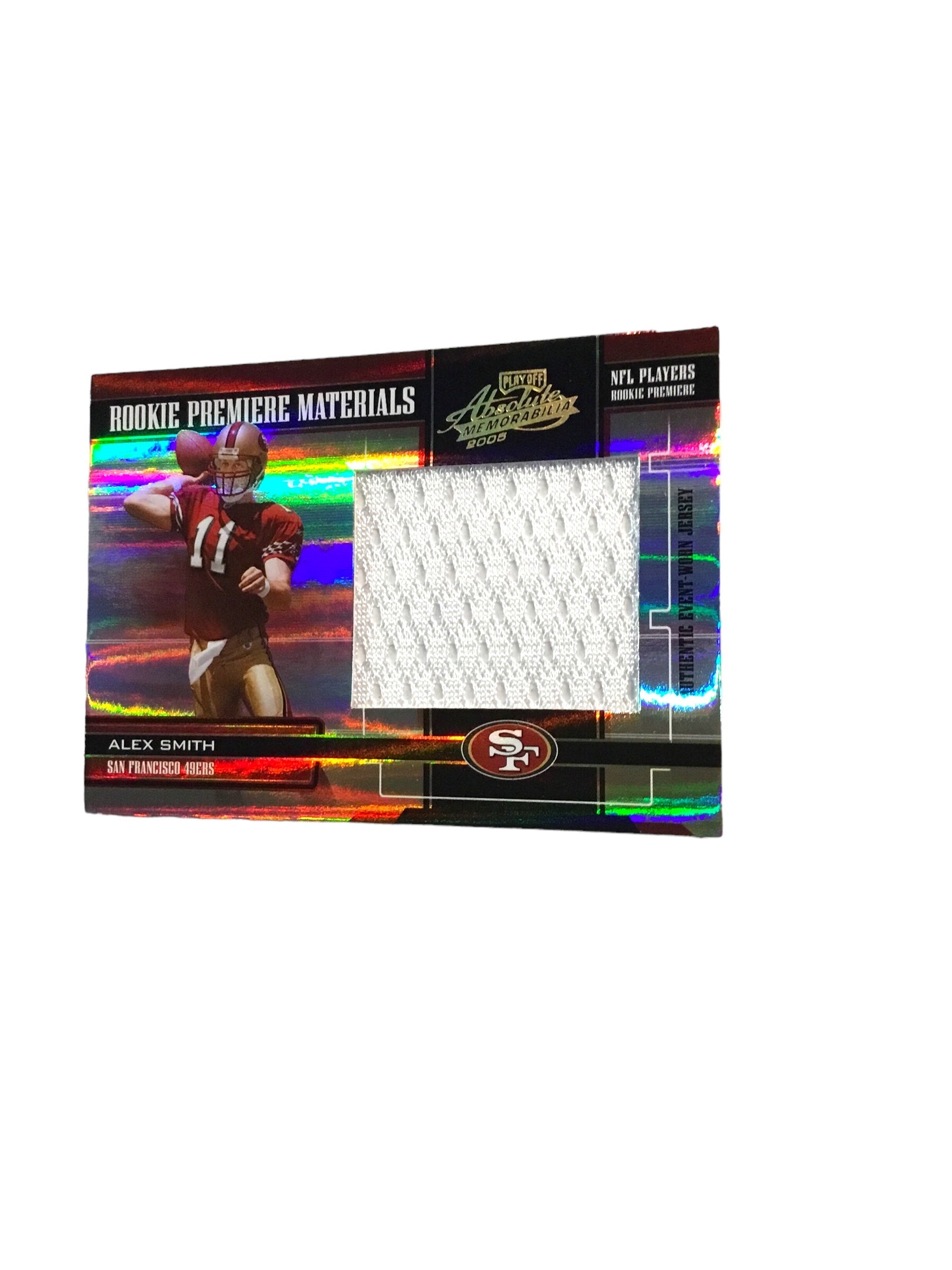 2005 Absolute Memorabilia Rookie Premiere Materials Oversize #207 Alex Smith QB 50/50