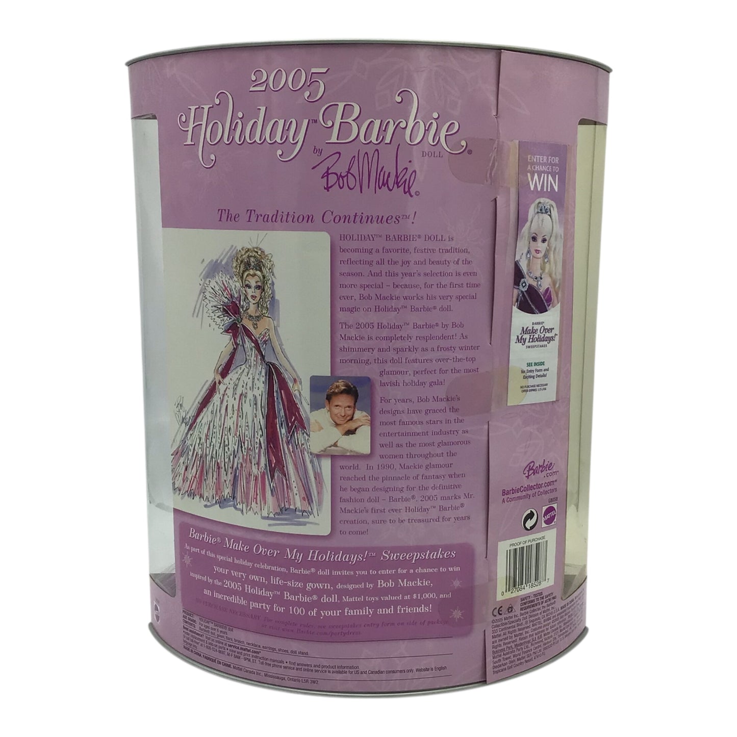 2005 Holiday Barbie – Bob Mackie Edition (Brand New, Unopened)