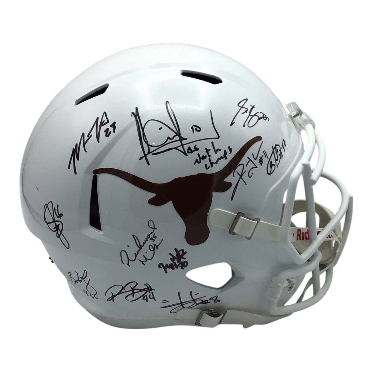 2005 Texas Longhorns Signed Helmet 24 Signatures - Beckett Certified