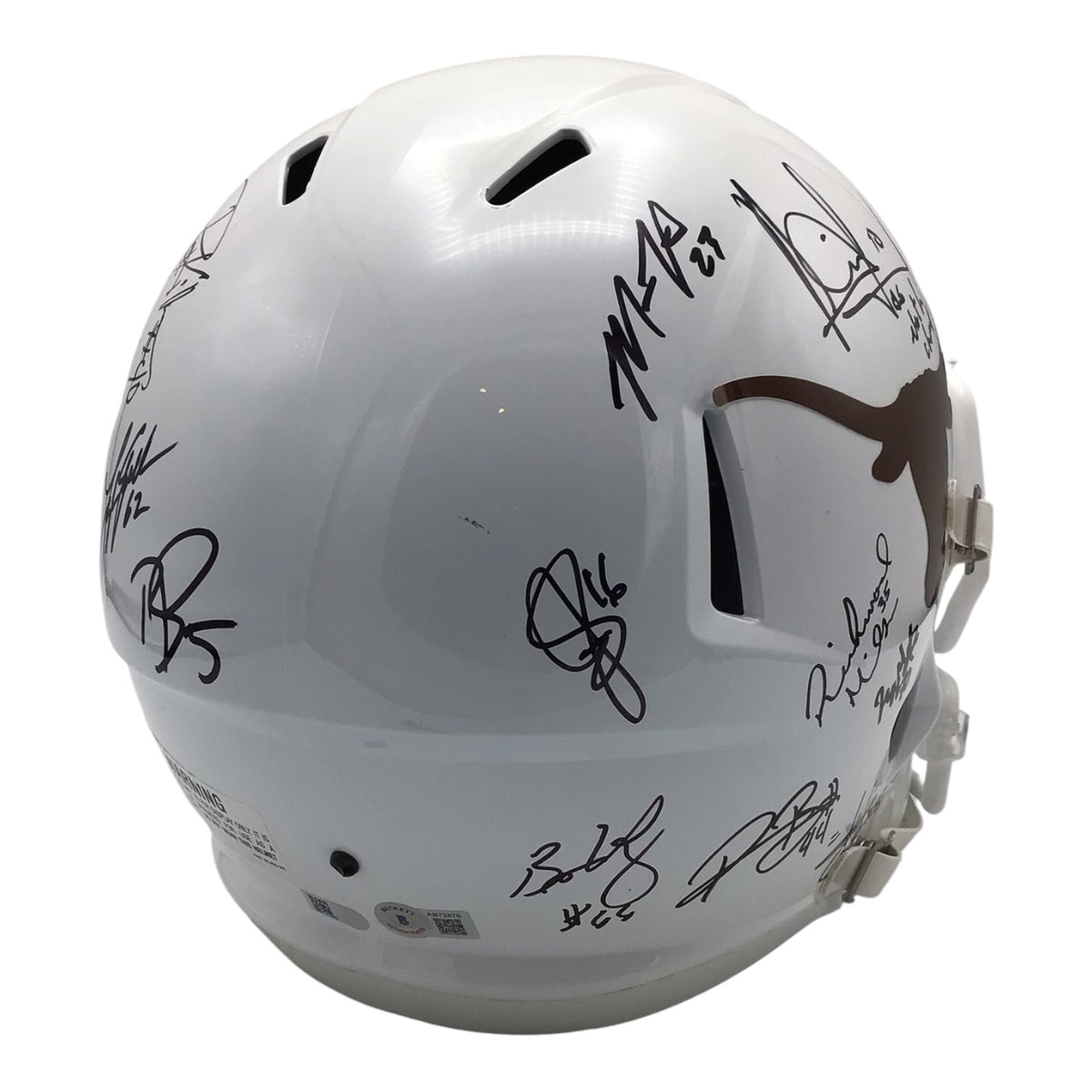 2005 Texas Longhorns Signed Helmet 24 Signatures - Beckett Certified