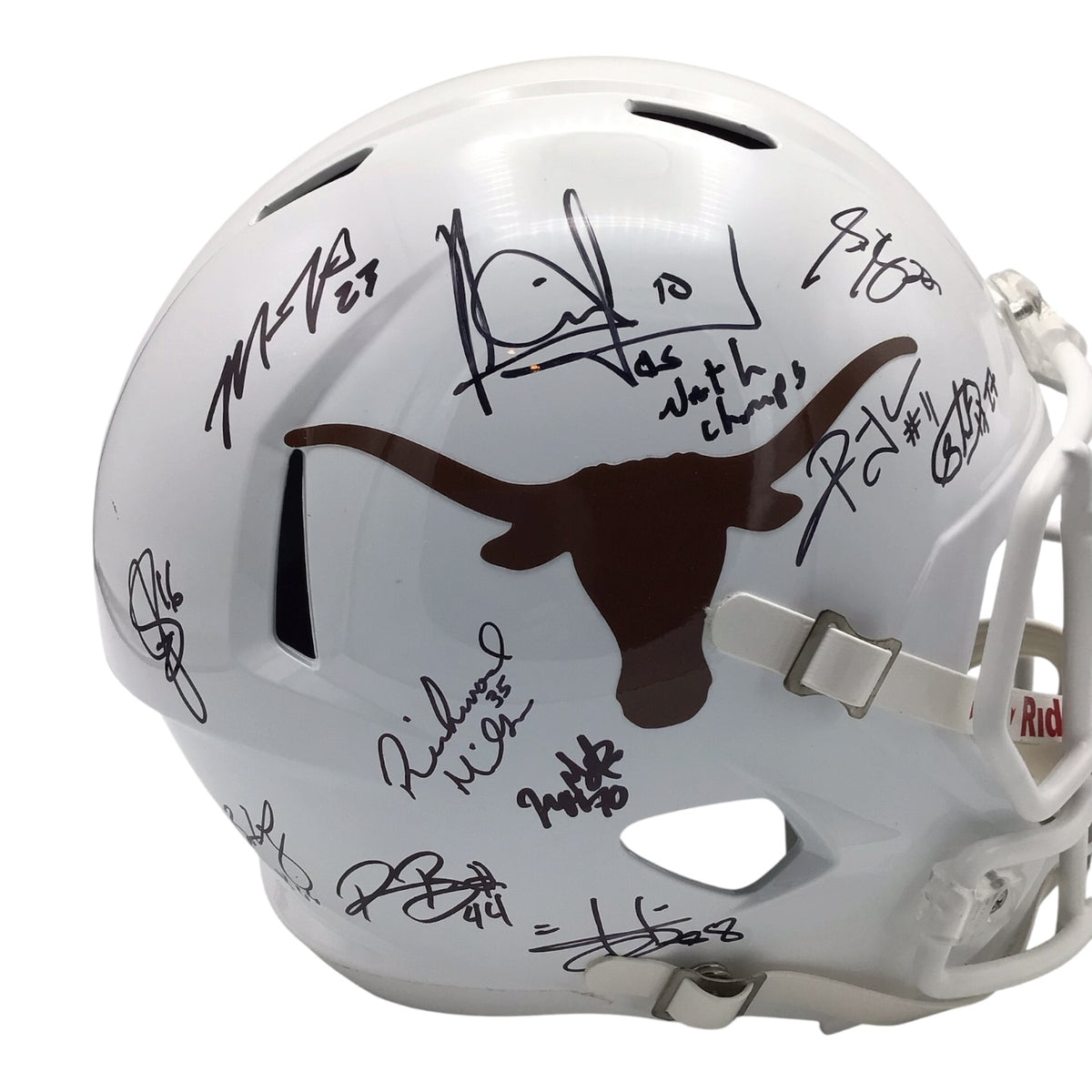 2005 Texas Longhorns Signed Helmet 24 Signatures - Beckett Certified