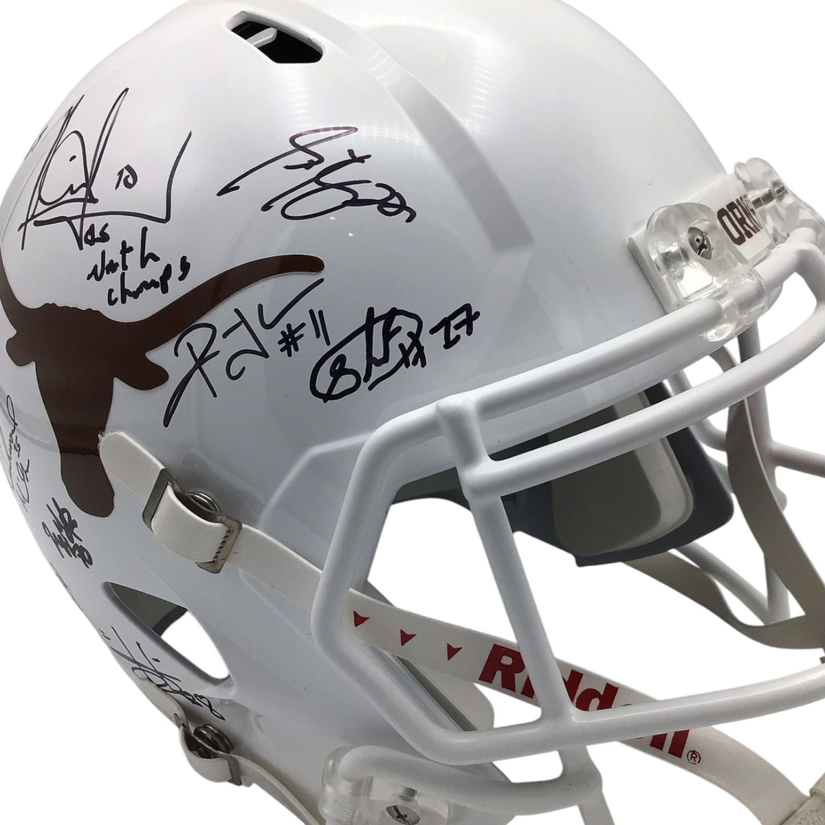 2005 Texas Longhorns Signed Helmet 24 Signatures - Beckett Certified