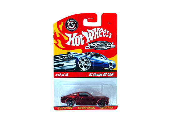 2007 Hot Wheels Modern Classics #12/15 Red '67 Shelby GT-500