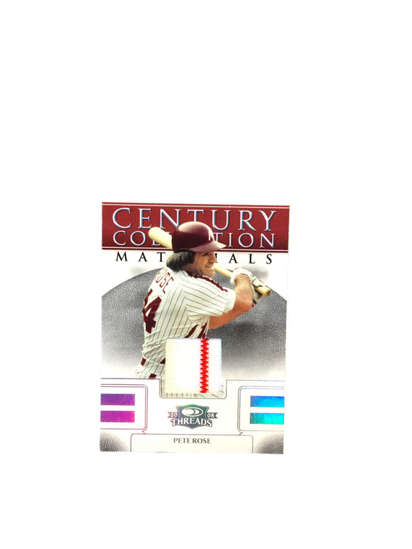 2008 Donruss Threads Century Collection Materials pin Stripe #13 Pete Rose 70/100