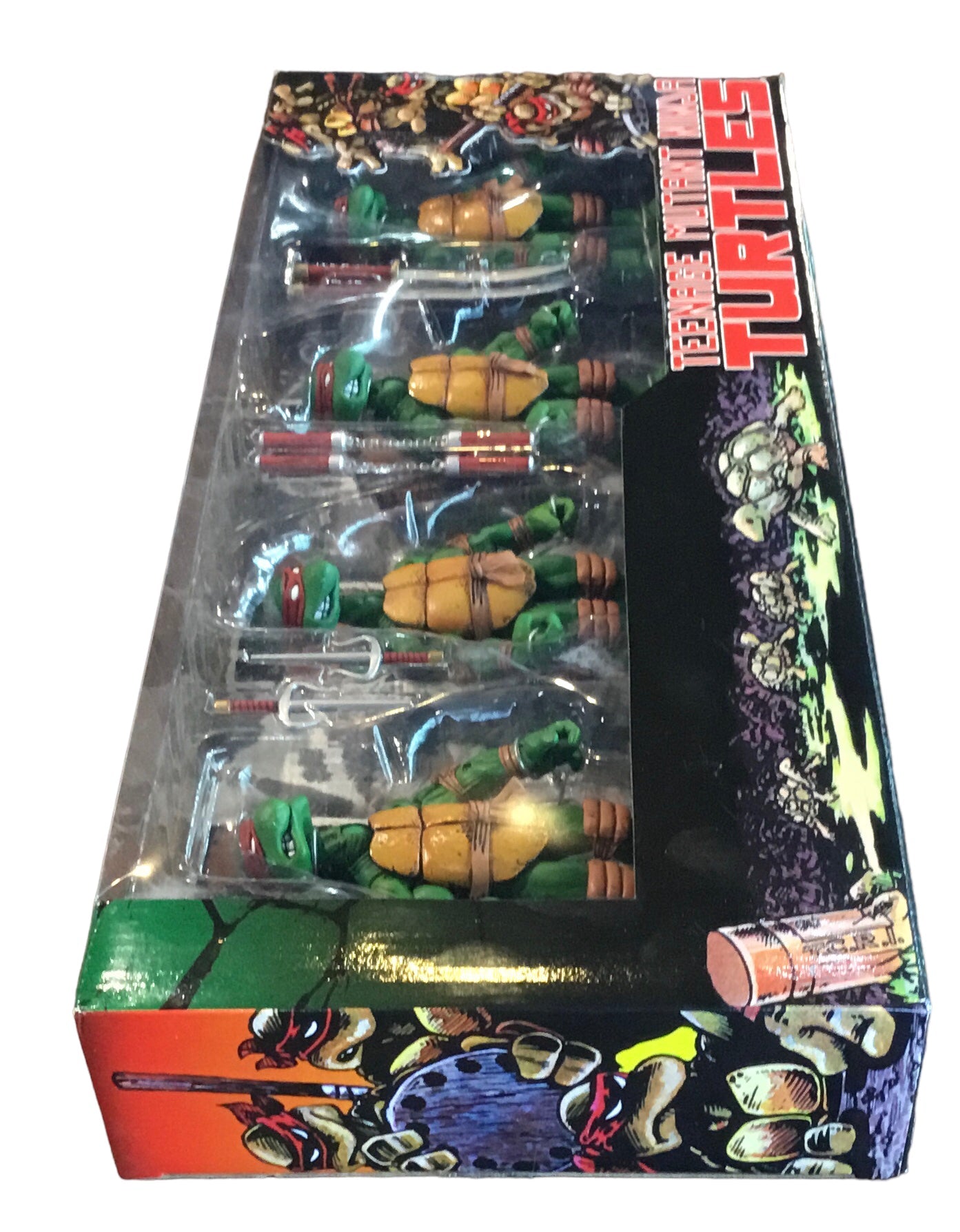 2008 NECA Teenage Mutant Ninja Turtles 4 Pack In Color Mirage Comics Collectors Crossroads