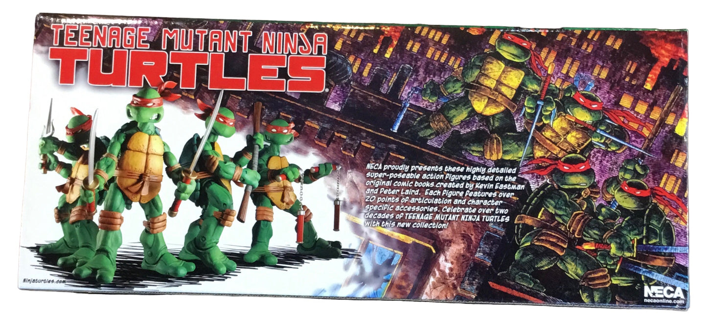 2008 NECA Teenage Mutant Ninja Turtles 4 Pack In Color Mirage Comics (TMNT)