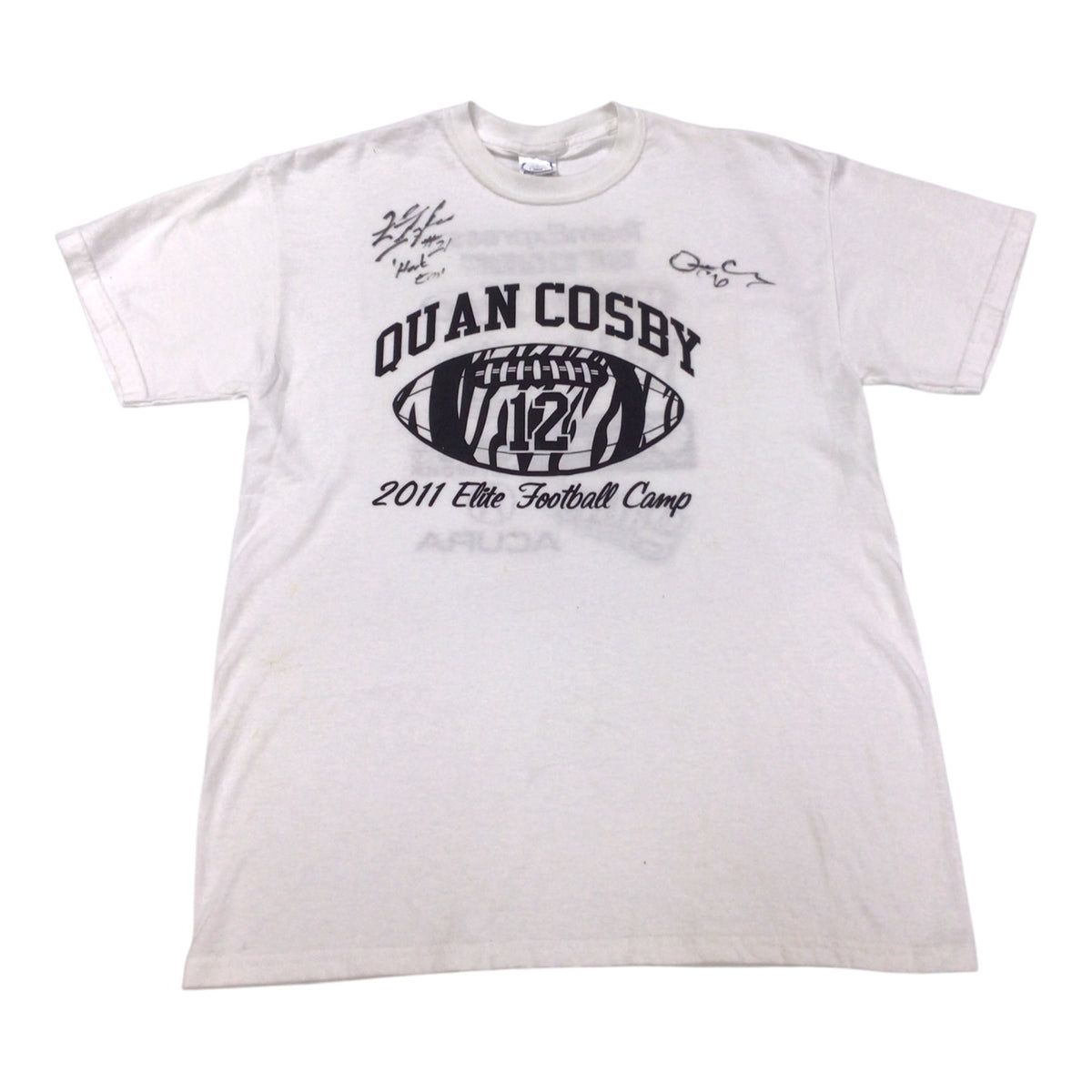 2011 Quan Cosby Elite Football Camp Signed T-Shirt – Texas Longhorns - Size M
