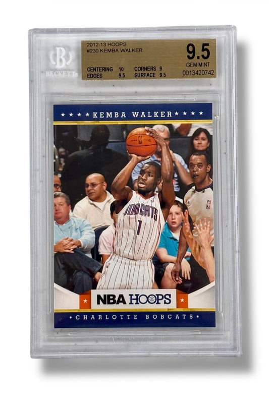 2012-13 NBA Hoops #230 Kemba Walker RC Rookie BGS 9.5 Gem Mint - 0013420742